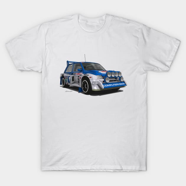 MG METRO 6R4 GROUP B T-Shirt by PjesusArt